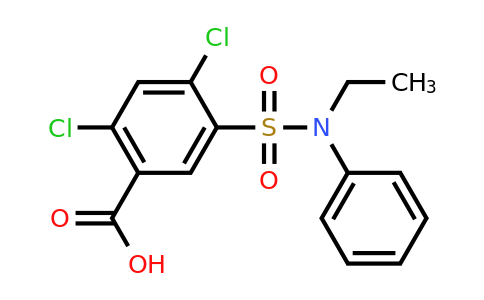 CAS 380341-83-3 | 2,4-dichloro-5-[ethyl(phenyl)sulfamoyl]benzoic acid
