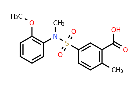 CAS 380342-16-5 | 5-[(2-methoxyphenyl)(methyl)sulfamoyl]-2-methylbenzoic acid