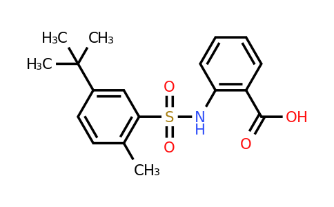 CAS 380342-58-5 | 2-(5-tert-butyl-2-methylbenzenesulfonamido)benzoic acid