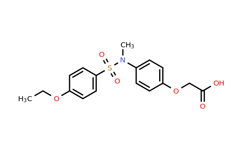 CAS 380342-64-3 | 2-[4-(N-methyl4-ethoxybenzenesulfonamido)phenoxy]acetic acid