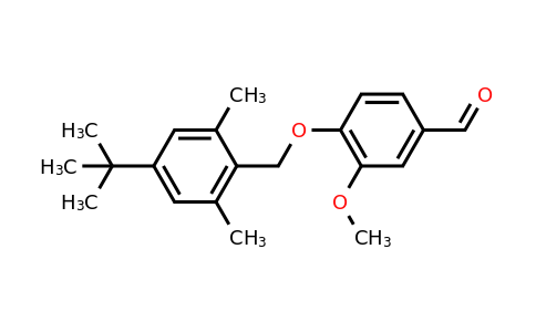 CAS 380342-78-9 | 4-[(4-tert-butyl-2,6-dimethylphenyl)methoxy]-3-methoxybenzaldehyde
