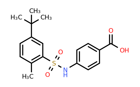 CAS 380342-90-5 | 4-(5-tert-butyl-2-methylbenzenesulfonamido)benzoic acid