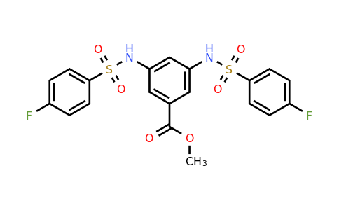 CAS 380344-11-6 | methyl 3,5-bis(4-fluorobenzenesulfonamido)benzoate