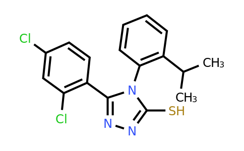 CAS 380345-91-5 | 5-(2,4-dichlorophenyl)-4-[2-(propan-2-yl)phenyl]-4H-1,2,4-triazole-3-thiol