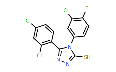 CAS 380346-00-9 | 4-(3-chloro-4-fluorophenyl)-5-(2,4-dichlorophenyl)-4H-1,2,4-triazole-3-thiol