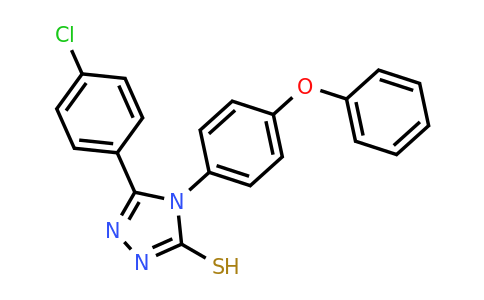 CAS 380346-18-9 | 5-(4-chlorophenyl)-4-(4-phenoxyphenyl)-4H-1,2,4-triazole-3-thiol