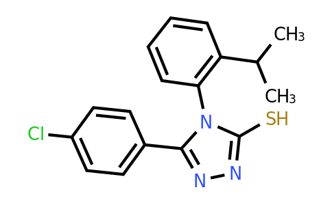 CAS 380346-21-4 | 5-(4-chlorophenyl)-4-[2-(propan-2-yl)phenyl]-4H-1,2,4-triazole-3-thiol