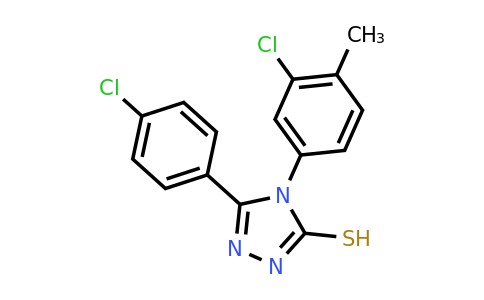 CAS 380346-36-1 | 4-(3-chloro-4-methylphenyl)-5-(4-chlorophenyl)-4H-1,2,4-triazole-3-thiol