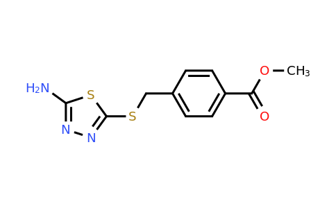 CAS 380347-82-0 | methyl 4-{[(5-amino-1,3,4-thiadiazol-2-yl)sulfanyl]methyl}benzoate