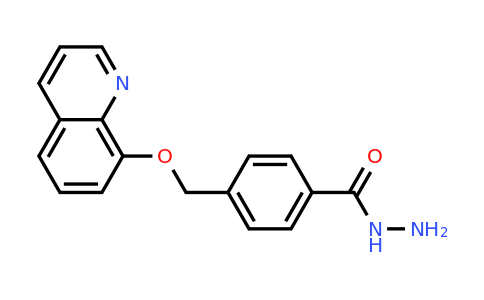 CAS 380348-54-9 | 4-[(quinolin-8-yloxy)methyl]benzohydrazide