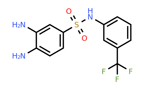 CAS 380349-00-8 | 3,4-Diamino-N-(3-(trifluoromethyl)phenyl)benzenesulfonamide