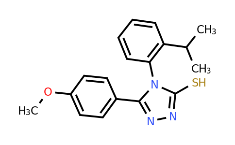 CAS 380349-20-2 | 5-(4-methoxyphenyl)-4-[2-(propan-2-yl)phenyl]-4H-1,2,4-triazole-3-thiol