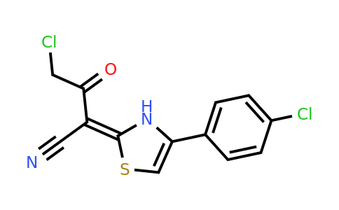 CAS 380354-39-2 | 4-chloro-2-[(2E)-4-(4-chlorophenyl)-2,3-dihydro-1,3-thiazol-2-ylidene]-3-oxobutanenitrile