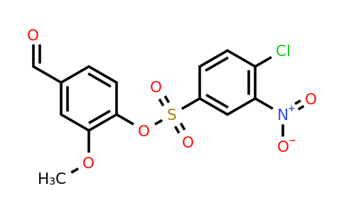 CAS 380426-69-7 | 4-formyl-2-methoxyphenyl 4-chloro-3-nitrobenzene-1-sulfonate