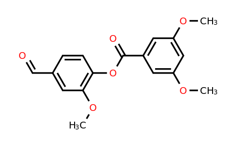 CAS 380427-15-6 | 4-formyl-2-methoxyphenyl 3,5-dimethoxybenzoate