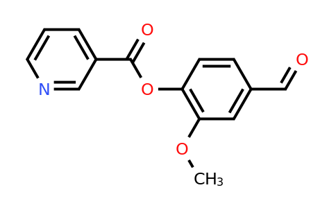 CAS 380431-06-1 | 4-formyl-2-methoxyphenyl pyridine-3-carboxylate