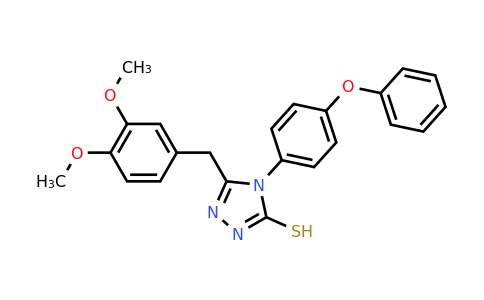CAS 380431-16-3 | 5-[(3,4-dimethoxyphenyl)methyl]-4-(4-phenoxyphenyl)-4H-1,2,4-triazole-3-thiol