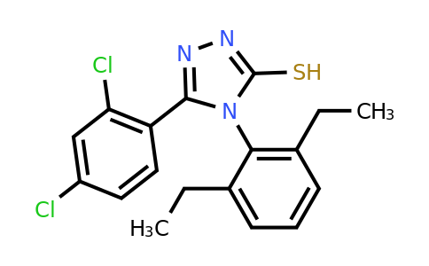 CAS 380431-24-3 | 5-(2,4-dichlorophenyl)-4-(2,6-diethylphenyl)-4H-1,2,4-triazole-3-thiol
