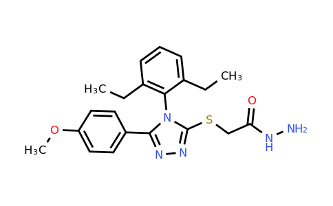 CAS 380431-73-2 | 2-{[4-(2,6-diethylphenyl)-5-(4-methoxyphenyl)-4H-1,2,4-triazol-3-yl]sulfanyl}acetohydrazide