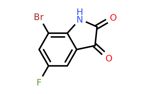 CAS 380431-78-7 | 7-Bromo-5-fluoroindoline-2,3-dione
