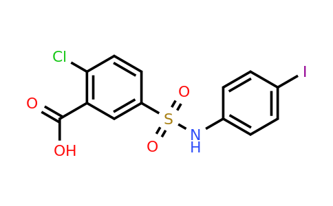CAS 380432-24-6 | 2-chloro-5-[(4-iodophenyl)sulfamoyl]benzoic acid