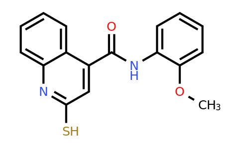 CAS 380432-43-9 | N-(2-Methoxyphenyl)-2-sulfanylquinoline-4-carboxamide