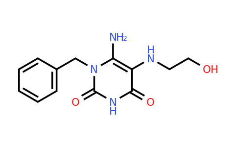 CAS 380433-19-2 | 6-amino-1-benzyl-5-[(2-hydroxyethyl)amino]-1,2,3,4-tetrahydropyrimidine-2,4-dione
