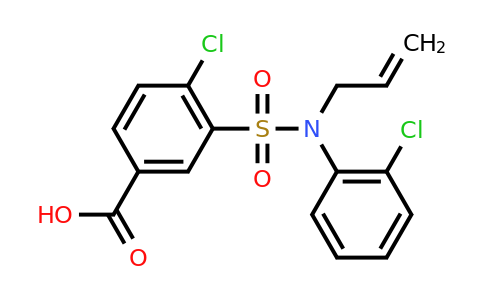 CAS 380436-74-8 | 4-chloro-3-[(2-chlorophenyl)(prop-2-en-1-yl)sulfamoyl]benzoic acid