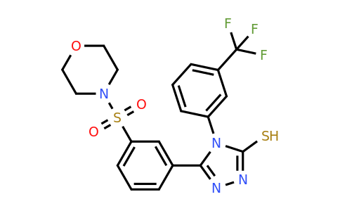CAS 380436-79-3 | 5-[3-(morpholine-4-sulfonyl)phenyl]-4-[3-(trifluoromethyl)phenyl]-4H-1,2,4-triazole-3-thiol