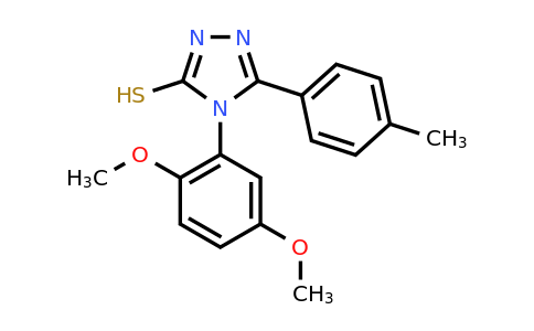CAS 380436-95-3 | 4-(2,5-dimethoxyphenyl)-5-(4-methylphenyl)-4H-1,2,4-triazole-3-thiol