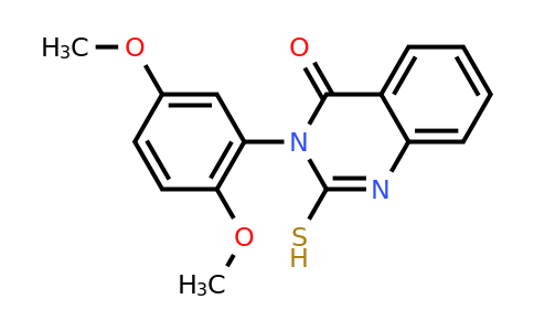 CAS 380436-98-6 | 3-(2,5-dimethoxyphenyl)-2-sulfanyl-3,4-dihydroquinazolin-4-one
