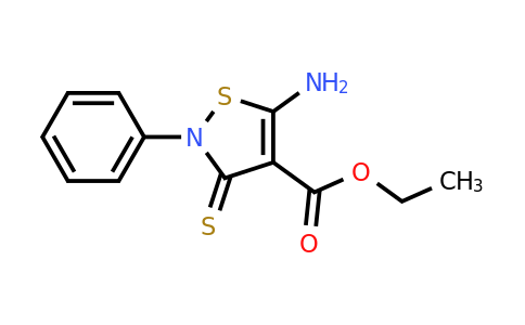 CAS 380442-79-5 | ethyl 5-amino-2-phenyl-3-sulfanylidene-2,3-dihydro-1,2-thiazole-4-carboxylate