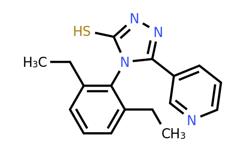 CAS 380442-83-1 | 4-(2,6-Diethylphenyl)-5-(pyridin-3-yl)-4H-1,2,4-triazole-3-thiol