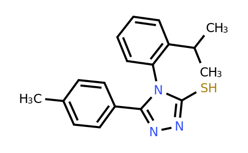 CAS 380442-87-5 | 5-(4-methylphenyl)-4-[2-(propan-2-yl)phenyl]-4H-1,2,4-triazole-3-thiol
