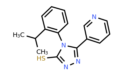 CAS 380442-88-6 | 4-[2-(propan-2-yl)phenyl]-5-(pyridin-3-yl)-4H-1,2,4-triazole-3-thiol