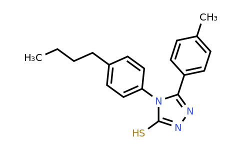 CAS 380442-90-0 | 4-(4-butylphenyl)-5-(4-methylphenyl)-4H-1,2,4-triazole-3-thiol