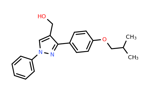 CAS 380449-90-1 | {3-[4-(2-methylpropoxy)phenyl]-1-phenyl-1H-pyrazol-4-yl}methanol