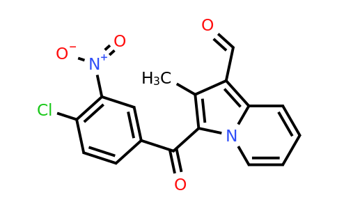 CAS 380467-45-8 | 3-(4-chloro-3-nitrobenzoyl)-2-methylindolizine-1-carbaldehyde