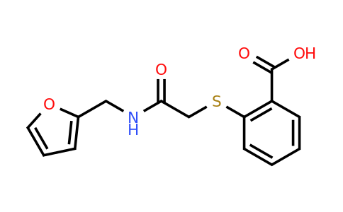 CAS 380541-20-8 | 2-[({[(furan-2-yl)methyl]carbamoyl}methyl)sulfanyl]benzoic acid