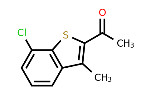 CAS 38056-11-0 | 1-(7-chloro-3-methyl-1-benzothiophen-2-yl)ethan-1-one