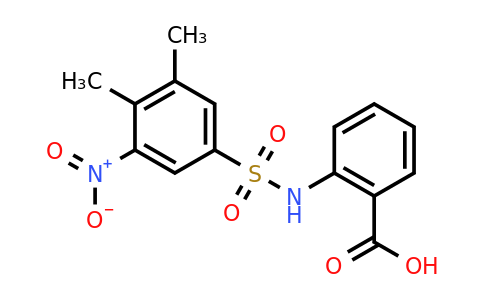 CAS 380569-47-1 | 2-(3,4-dimethyl-5-nitrobenzenesulfonamido)benzoic acid
