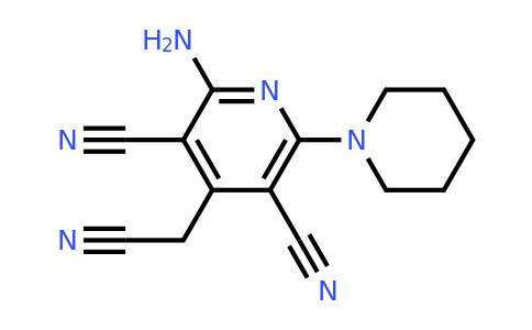 CAS 380570-35-4 | 2-amino-4-(cyanomethyl)-6-(piperidin-1-yl)pyridine-3,5-dicarbonitrile