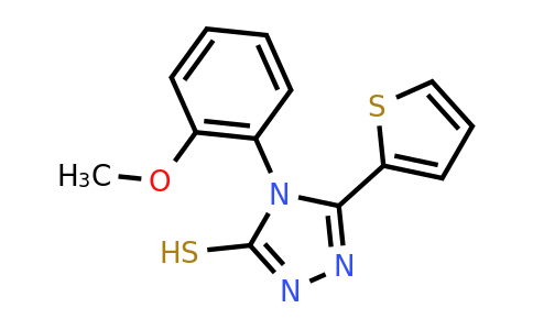 CAS 380574-16-3 | 4-(2-methoxyphenyl)-5-(thiophen-2-yl)-4H-1,2,4-triazole-3-thiol
