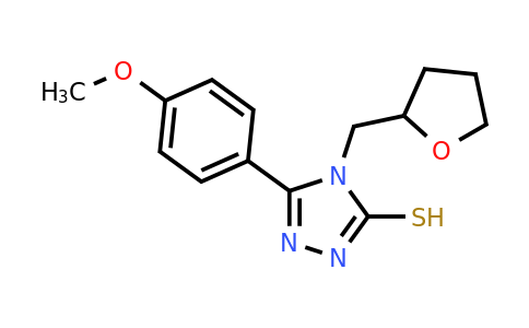 CAS 380574-72-1 | 5-(4-methoxyphenyl)-4-[(oxolan-2-yl)methyl]-4H-1,2,4-triazole-3-thiol