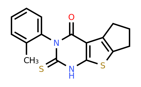 CAS 380583-57-3 | 11-(2-methylphenyl)-10-sulfanyl-7-thia-9,11-diazatricyclo[6.4.0.0,2,6]dodeca-1(8),2(6),9-trien-12-one
