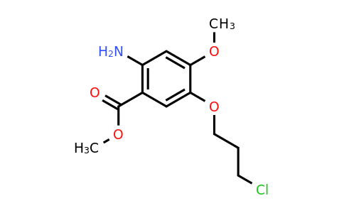 CAS 380844-26-8 | Methyl 2-amino-5-(3-chloropropoxy)-4-methoxybenzoate