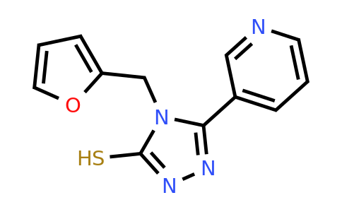 CAS 380876-80-2 | 4-[(furan-2-yl)methyl]-5-(pyridin-3-yl)-4H-1,2,4-triazole-3-thiol