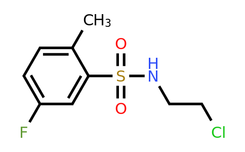 CAS 381241-82-3 | N-(2-Chloroethyl)-5-fluoro-2-methylbenzenesulfonamide