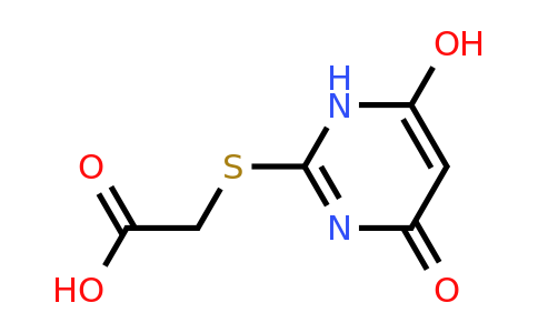CAS 381678-33-7 | 2-((6-Hydroxy-4-oxo-1,4-dihydropyrimidin-2-yl)thio)acetic acid