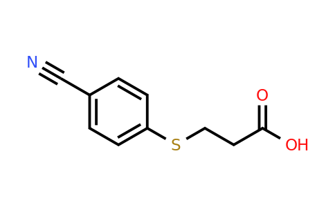 CAS 381731-79-9 | 3-[(4-Cyanophenyl)sulfanyl]propanoic acid